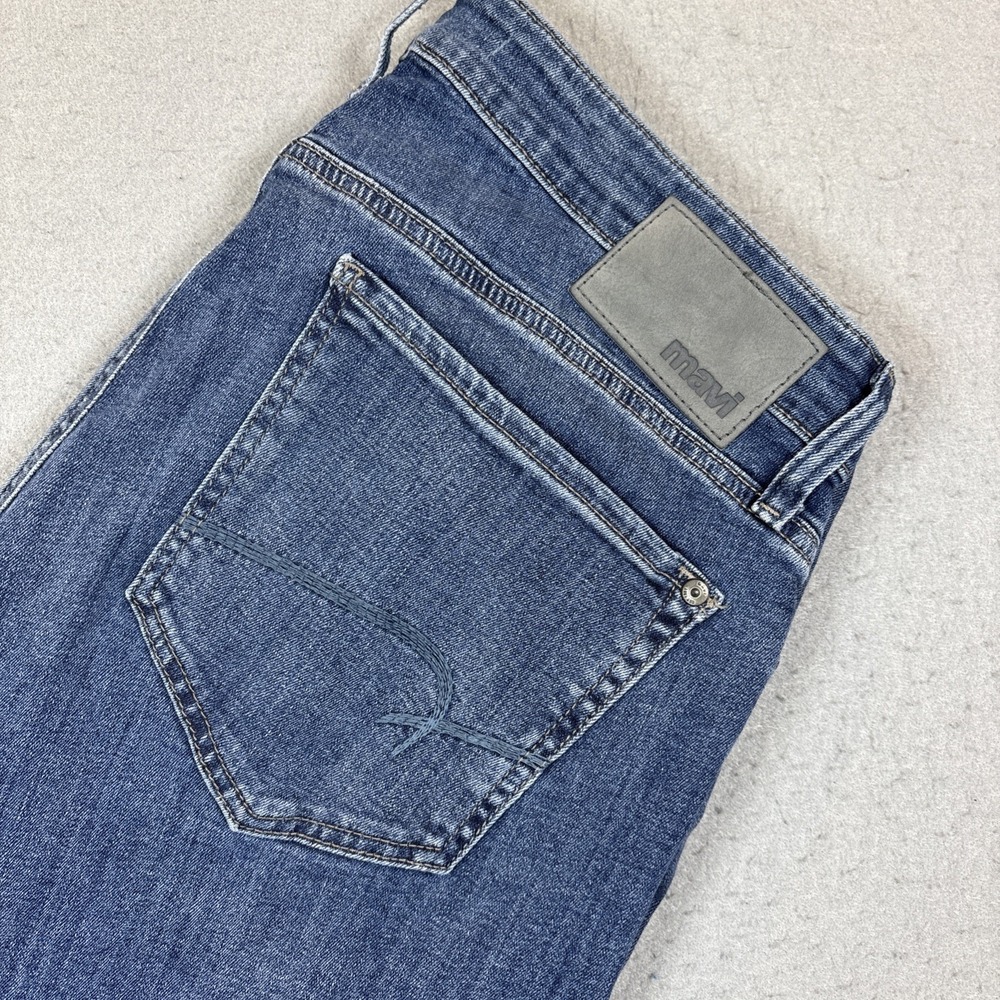 Mavi Men's ZACH Slim Straight Jeans in Medium Blue 34x32